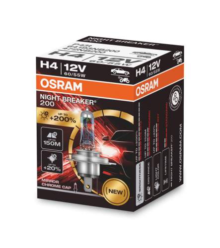 OSRAM H4 Night Breaker +200% Einzelpackung